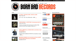 Desktop Screenshot of bornbadrecords.net